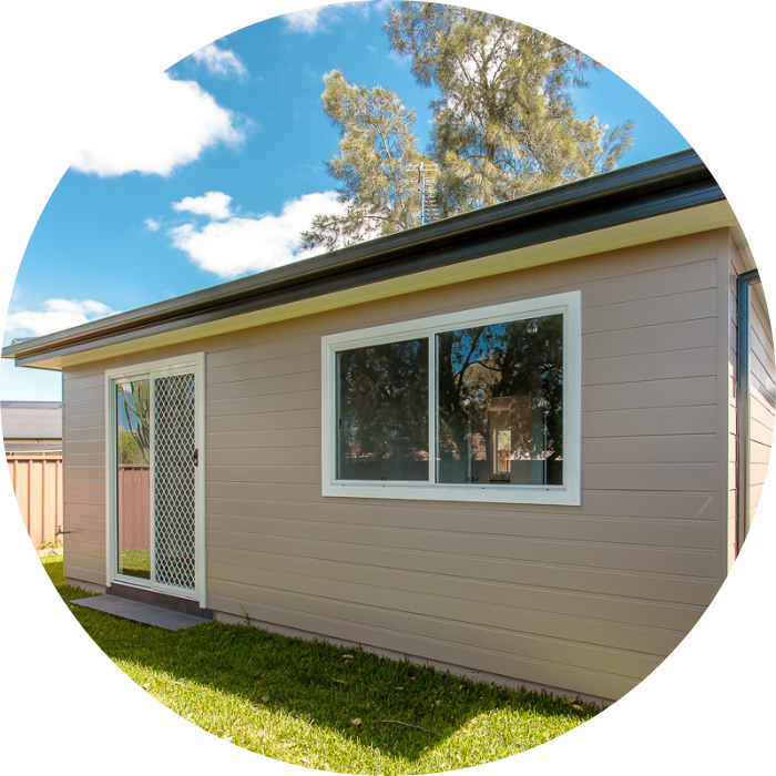 A simple granny flat with a clean and functional layout, representing complying development granny flat requirements.