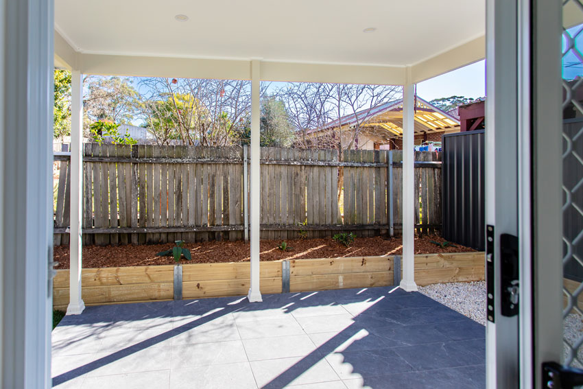 granny flat front door